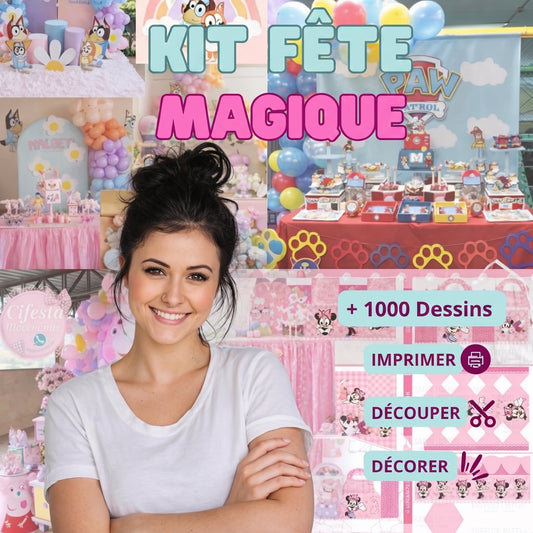 🎉KIT DE FÊTE CRÉATIF🎉 + 8 BONS CADEAUX🎁